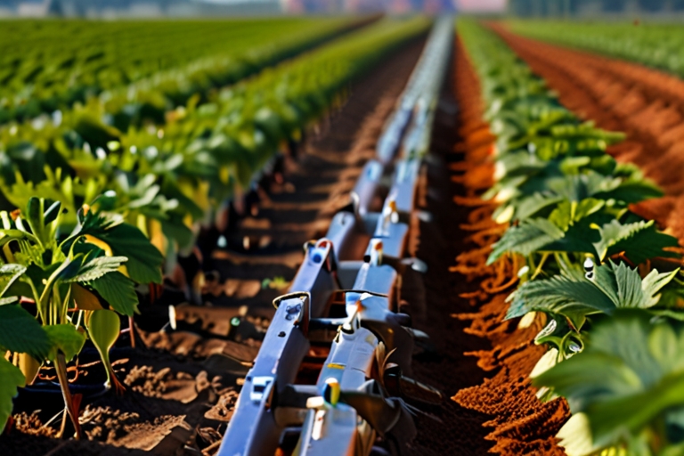 smart agriculture in strawberry farm